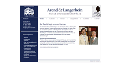 Desktop Screenshot of langerbein-arend.de